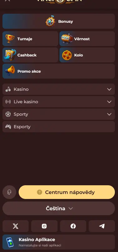 VinciSpin Casino App