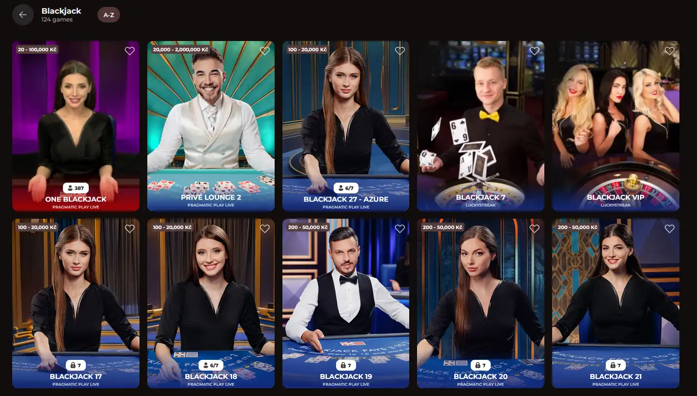 VinciSpin Live Casino – živé stoly s dealery od Evolution a Pragmatic Play Live