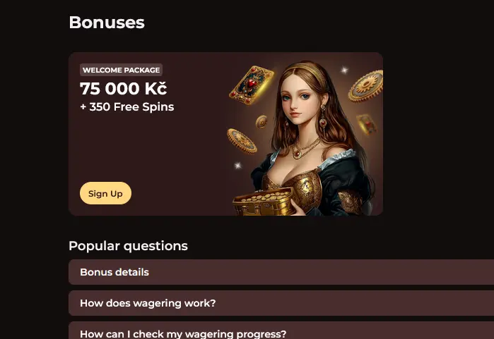 VinciSpin Casino – uvítací balíček až 500 EUR a 350 free spinů
